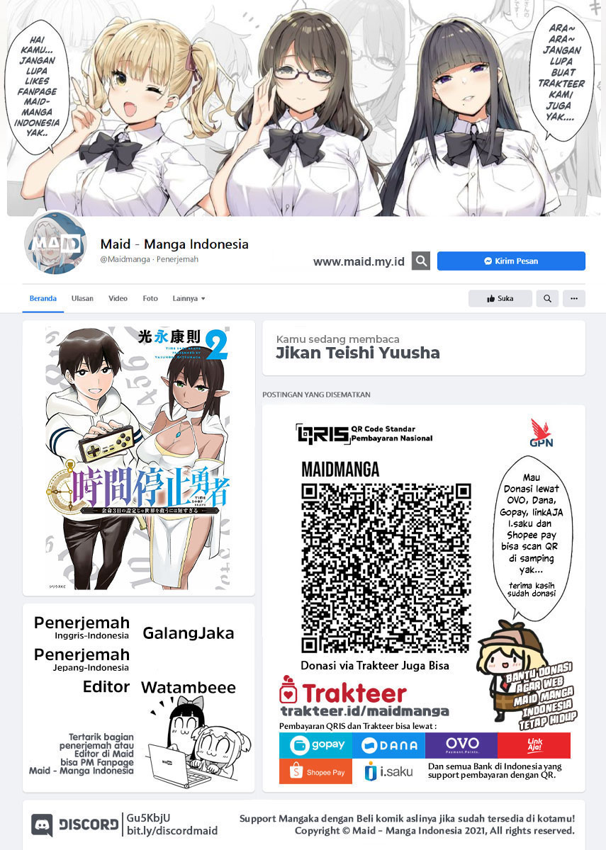 Jikan Teishi Yuusha Chapter 23 Gambar 2